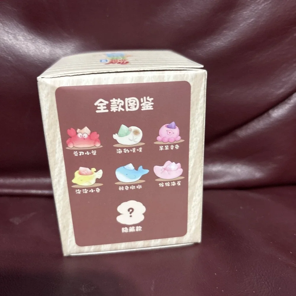Cute Crystal Animal Blind Box Kawaii Cat Mystery Figure Sealed